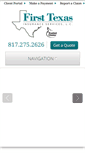 Mobile Screenshot of firsttex.com