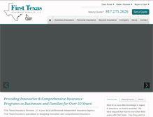 Tablet Screenshot of firsttex.com